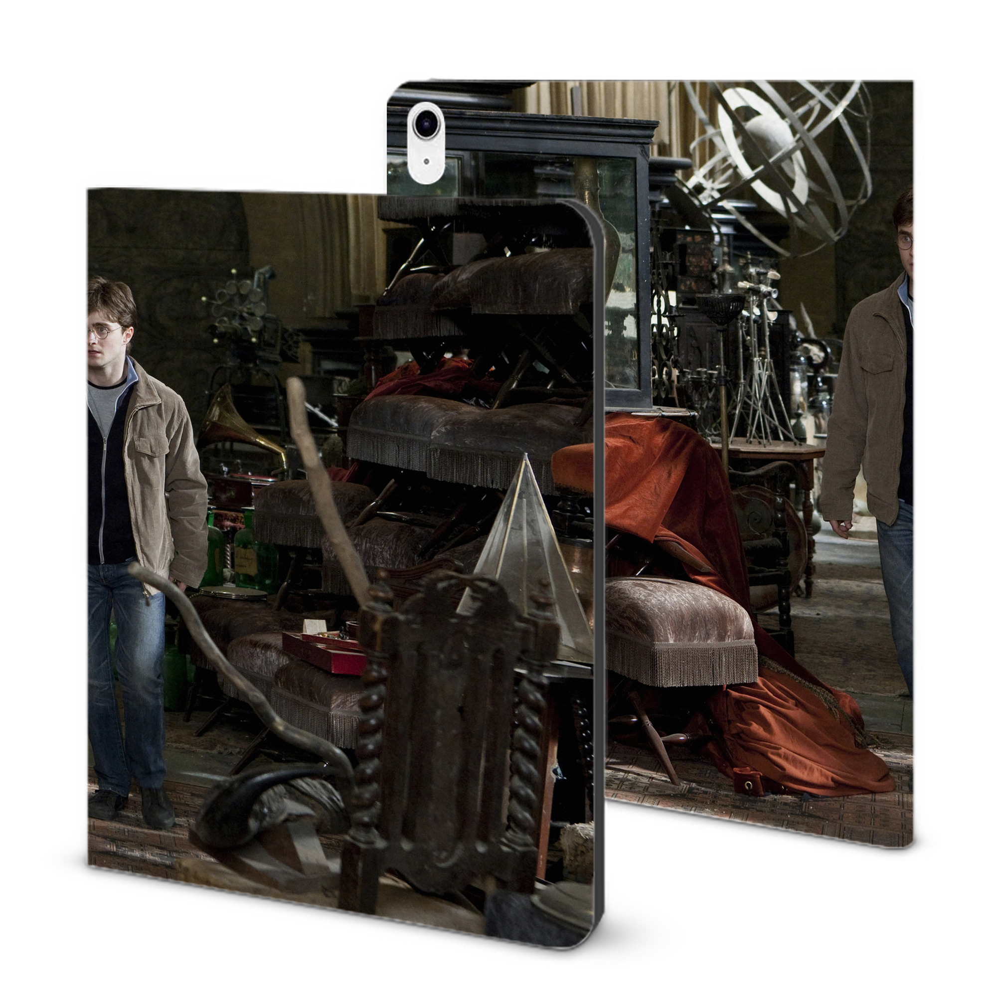 （画像用） Harry Potter ハリー・ポッターシリーズ IPad ケース ブック型 PUレザー TPU 耐衝撃 軽量 薄型 ペン収納なし 全面保護 IPad 各モデル対応
